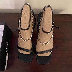 NINE WEST SIZE 10M TALL  BLACK 3 INCH HEEL BRAND NEW/NEVER WORN